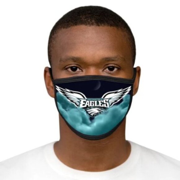 PHILADELPHIA EAGLES FOOTBALL FACE MASK 2 PACK - Picture 3 of 7